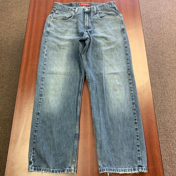 Men's VTG 569 Levi's Loose Straight High Rise Jean - Picture 4 of 9